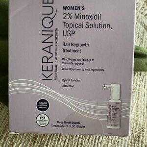 KERANIQUE WOMENS MINOXIDIL TOPICAL SOLUTION HAIR REGROWTH TREATMENT NEVER OPENED